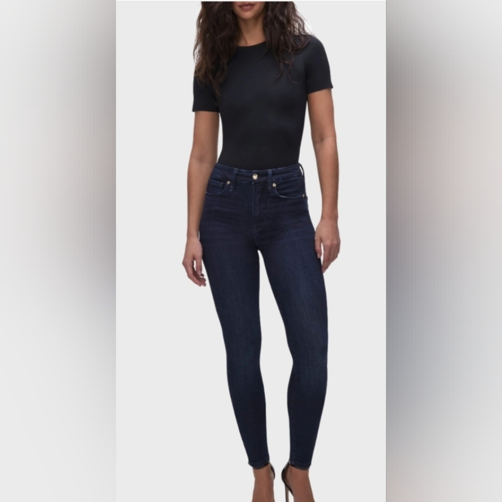 good American Good American Good Legs Jeans  Dark Blue Skinny Jeans Sz  14/32